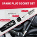96-Piece 3/8" Drive Impact Socket Wrench and Bit Set, SAE 5/16”-3/4” & Metric 8-22mm, Cr-V Standard & Deep Sockets, Powe
