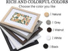 8x10 Picture Frame Real Glass, Display Pictures 5x7 with Mat or 8x10 Without Mat, Modern Style Wood Composite Frame,Blac