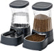Automatic Dog Water Dispenser & Feeder Food Set, 304 Stainless Steel Bowls