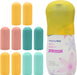 Silicone Bottle Covers Travel Essentials for Women Men, Beach Vacation Essentials, Travel Size Toiletries Accessories, C