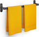 Matte Black 24" Towel Rack, Rustproof Wall Mounted Towel Bar