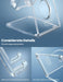 Clear Acrylic Cell Phone Stand, Office Desk Decor Accessories
