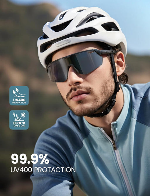 24g Polarized Sports Sunglasses for Men Women - UV400 Protection Sun Glasses for Baseball Running Cycling Fishing