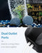Aquarium Air Pump Dual Outlet Fish Tank Aerator with Accessories for 5-200 Gallon Tank