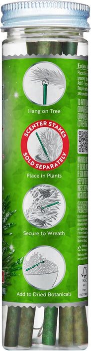 White Winter Fir Scented Christmas Ornaments 3 Pack