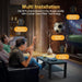 2026 Indoor Dash Skyline for Smart and Pitch, 6000 Miles Maximum HD Antenna Indoor Ourdoor Support 4K 1080P VHF UHF, 360 Distance Transmission Transmission Signal Amplifier (TV006)