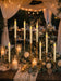 Flameless Taper Candles LED Battery Operated Remote Timer Ivory