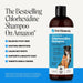 Chlorhexidine Dog Shampoo Itchy Skin Relief, Anti-Itch, 16oz