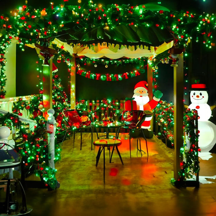 Battery Operated Christmas Lights, 2 Pack Total 100 LED 32 FT Battery Operated String Lights with 8 Modes, Xmas Lights f