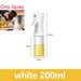 200 mL Kitchen Oil Sprayer Bottle — Black