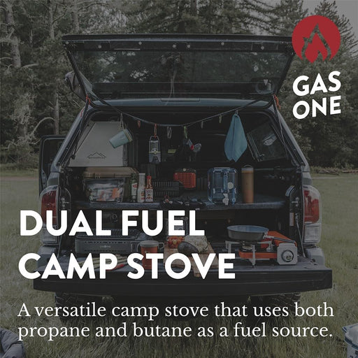 GS-3400P Propane or Butane Stove Dual Fuel Stove Portable Camping Stove - Patented - with Carrying Case Great for Emerge