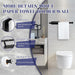 Black Paper Towel Holder, Self Adhesive Paper Towel Holder Under Cabinet