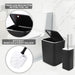 Bathroom Accessories Set - 10PC Gorgeous Black Bathroom Set