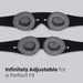 Manta Original Sleep Mask - Maximum Blackout Sleep Mask for Deep Sleep, Adjustable with Detachable Eye Cups, Zero Eye Pressure for Back & Belly Sleepers, Ideal for Travel, Shift Work & Daytime Sleep