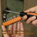 39-Piece Household Tool Set, Orange Hand Kit With Storage Case