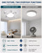 New Ceiling Fan with Lighting and an E27 Light Socket, 2-in-1 Silent LED Drone Fan with Remote Control for Bedroom, Kitchen, Easy Install 3-Speed Dimmable Bulb