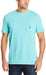 Men'S Solid Crew Neck Short-Sleeve Pocket T-Shirt