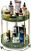360 Rotating Makeup Organizer for Vanity,2 Tier Large Capacity Skincare Organizers,Bathroom Counter Organizer, Spinning 