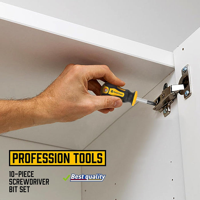 10-Piece Magnetic Screwdrivers Set