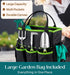 Heavy Duty Gardening Tools - Gardening Gifts for Women, Men, Mom, Dad - Durable, Ergonomic Garden Tools Set (Green)