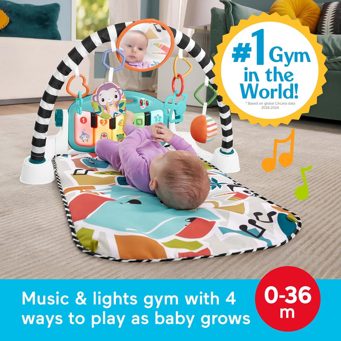Glow and Grow Kick & Play Piano Gym, Blue