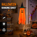 Halloween Decorations Ghost Hanging Ornaments: 39.4 Inch Decor (Orange)