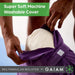 Gaiam Yoga Bolster Pillow, Supportive Cushion for Restorative Yoga