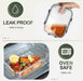 10 Packs 30 oz Glass Meal Prep Containers with Lids