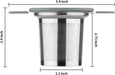 Stainless Steel Fine Mesh Tea Infuser for Loose Leaf Tea