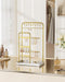Jewelry Holder Stand: Jewelry Display for Necklace, Bracelet, Earring, Ring, White & Gold