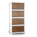 Four-Pack Rolling Collapsible Storage Bins