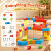 Electric Train Set for Kids, Race Track Car STEM Kit (170 Pcs)