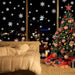 135Pcs Christmas Decorations Window Clings Snowflakes Window Decals