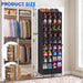 Over the Door Shoe Organizer, 40 Pockets, Up to 40 Pairs