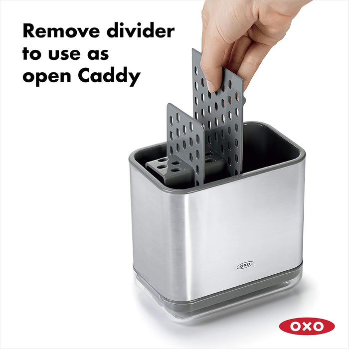 OXO Good Grips Stainless Steel Sink Organizer Caddy & Sponge Holder