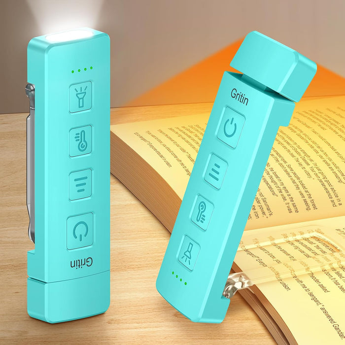 2026 Gen 2 Rechargeable Book Light,2-in-1 Reading Light & Flashlight