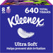 Ultra Soft Facial Tissues, 8 Cube Boxes, 80 Tissues per Box