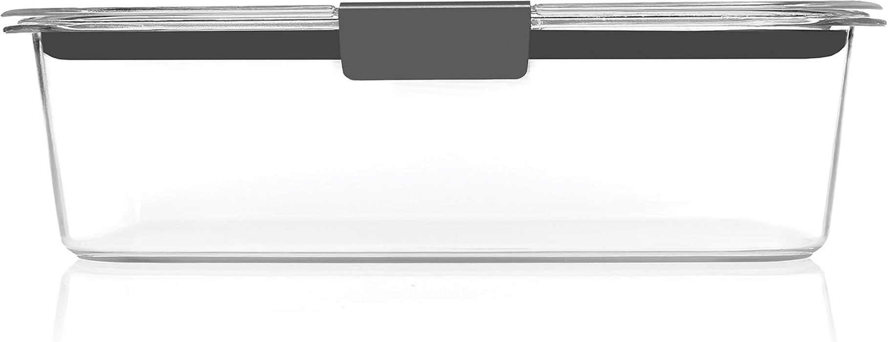 Brilliance Food Storage Containers, Set of 5 (10 Pieces), BPA-Free, Leak-Proof, Clear