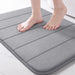 Memory Foam Bath Mat, Super Soft & Absorbent Bathroom Rug, Grey