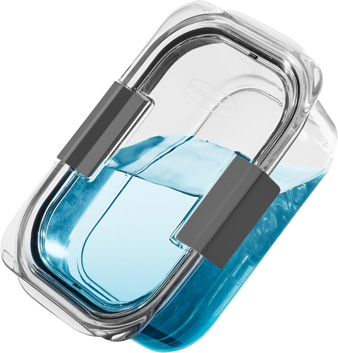 Brilliance BPA-Free Food Storage Container Set with Airtight Lids, 5-Pack (3.2 Cup) - Perfect for Lunch, Meal Prep, and Leftovers