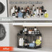 2 Packs Under Sink Pull-Out Storage Organizers, 12.8 Inches, Black