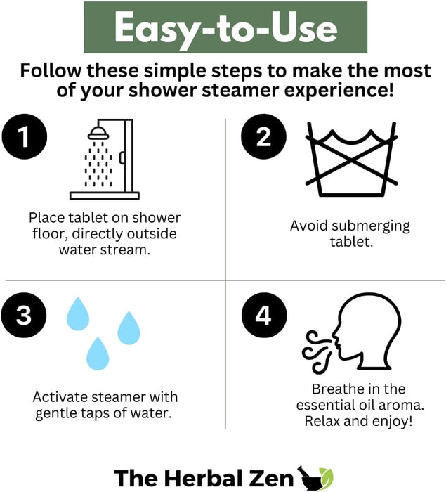 Cold Kicker Shower Steamers Aromatherapy Relief - 10 Pack