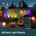 Smart Solar Spot Lights Outdoor SL5C, IP67 Halloween Lights Outdoor