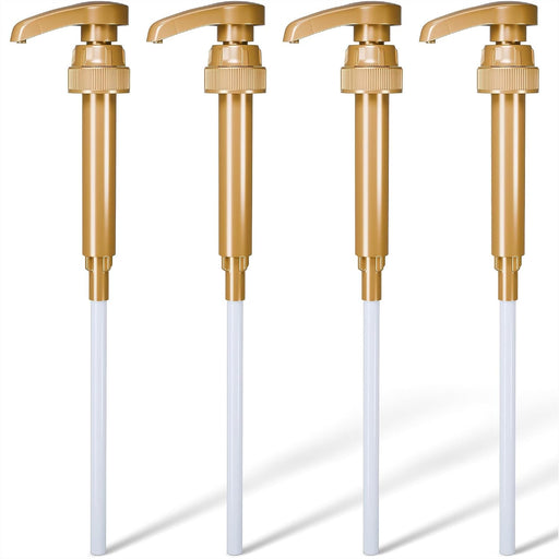 4 Pcs Coffee Syrup Pump, Compatible with Skinny, Torani, Davinci