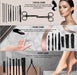 Manicure Set Nail Clippers Set Pedicure Kit, 26-Piece Brown