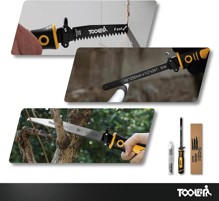8-In-1 Multi Blades Hand Saw, Drywall, Hacksaw, Jab Saw & Wood Cutter Tool