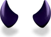 MagNeatOhz Small Devil Horns for Helmet | Made in USA | Magnetic & Interchangeable Horns for Motorcycle, Bike & Ski Helmets - Pair