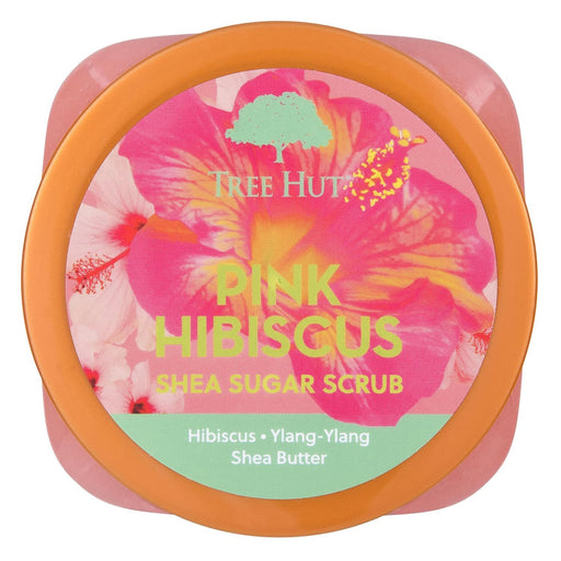 Body Scrub for Women, Pink Hibiscus, 18 Oz