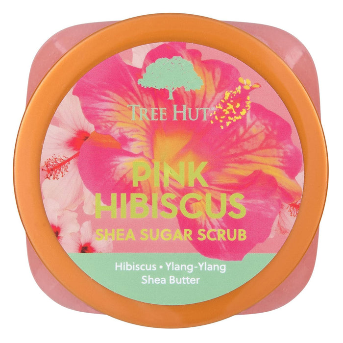 Body Scrub for Women, Pink Hibiscus, 18 Oz