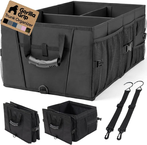 Trunk Organizer for SUV and Cars, Large Capacity Black
